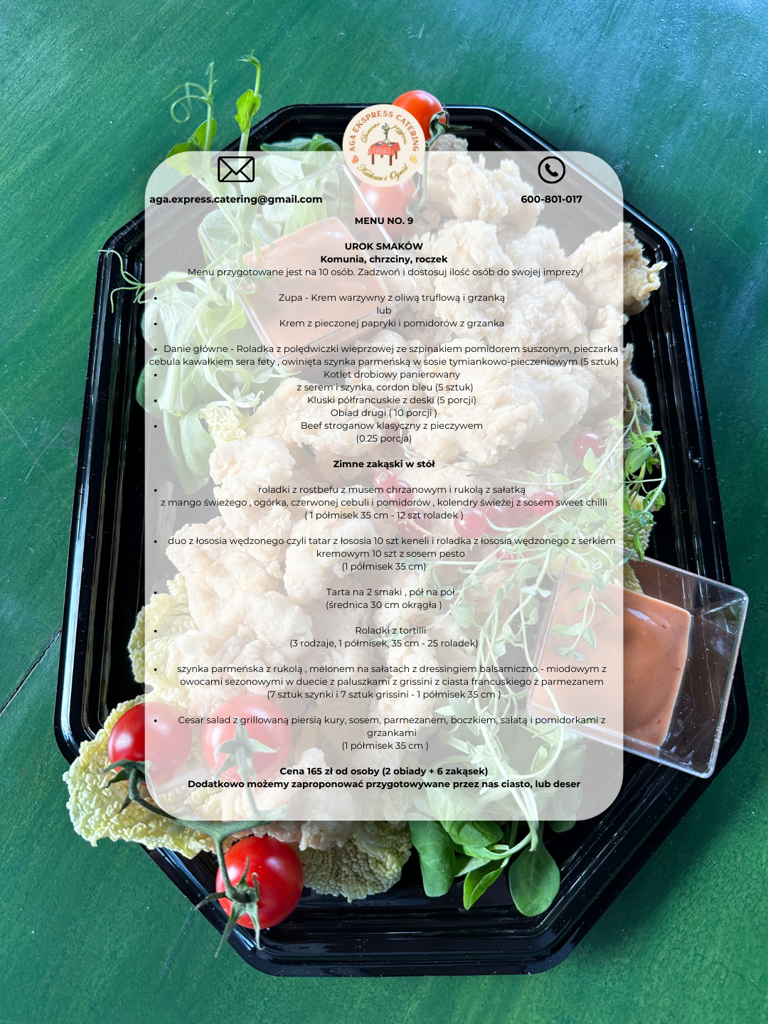 MENU NO 9 - UROK SMAKÓW