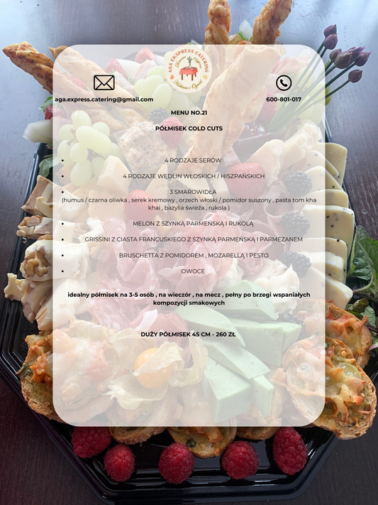 MENU NO 21 - COLD CUTS