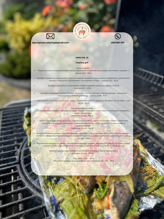 MENU NO 22 - WSPÓLNY GRILL