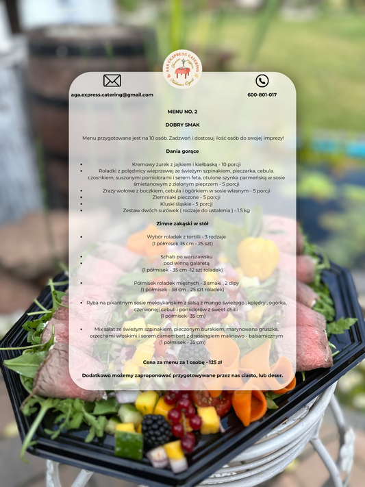 MENU NO 2 - DOBRY SMAK