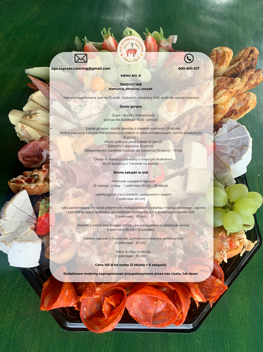 MENU NO 8 - TRADYCYJNE