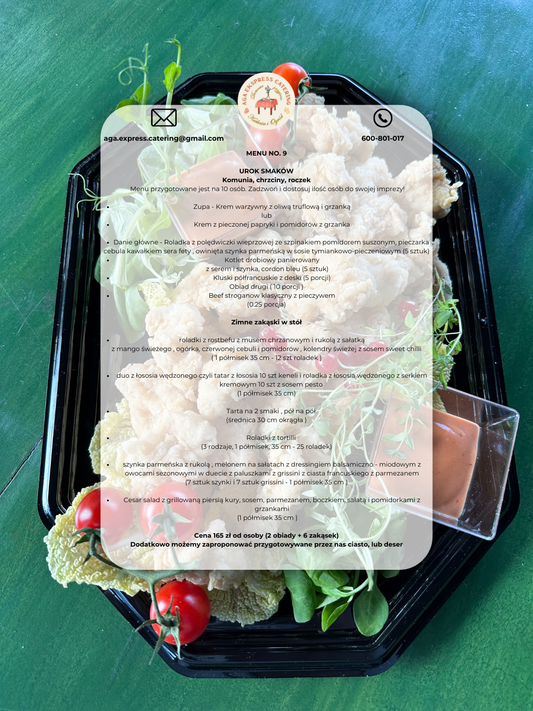MENU NO 9 - UROK SMAKÓW